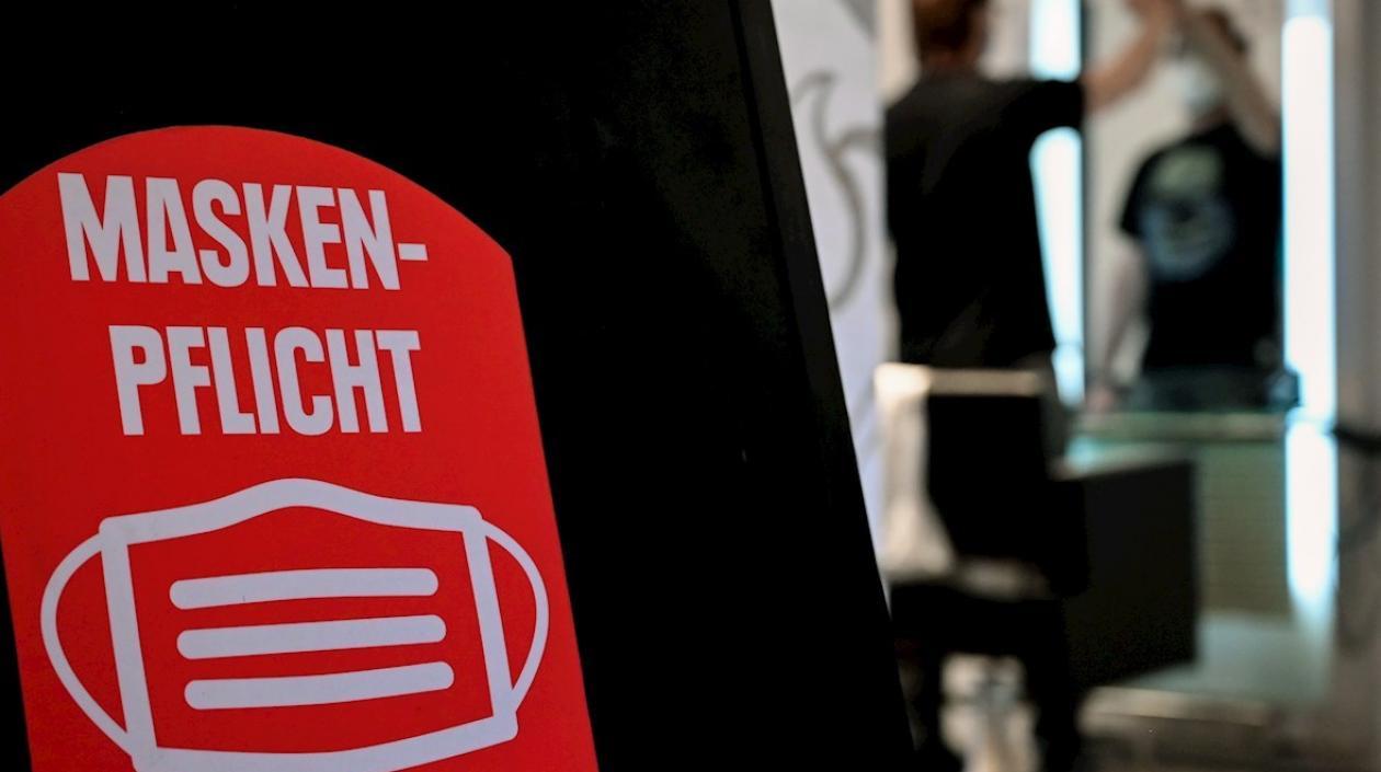 Uso de mascarilla es obligatorio en Alemania.