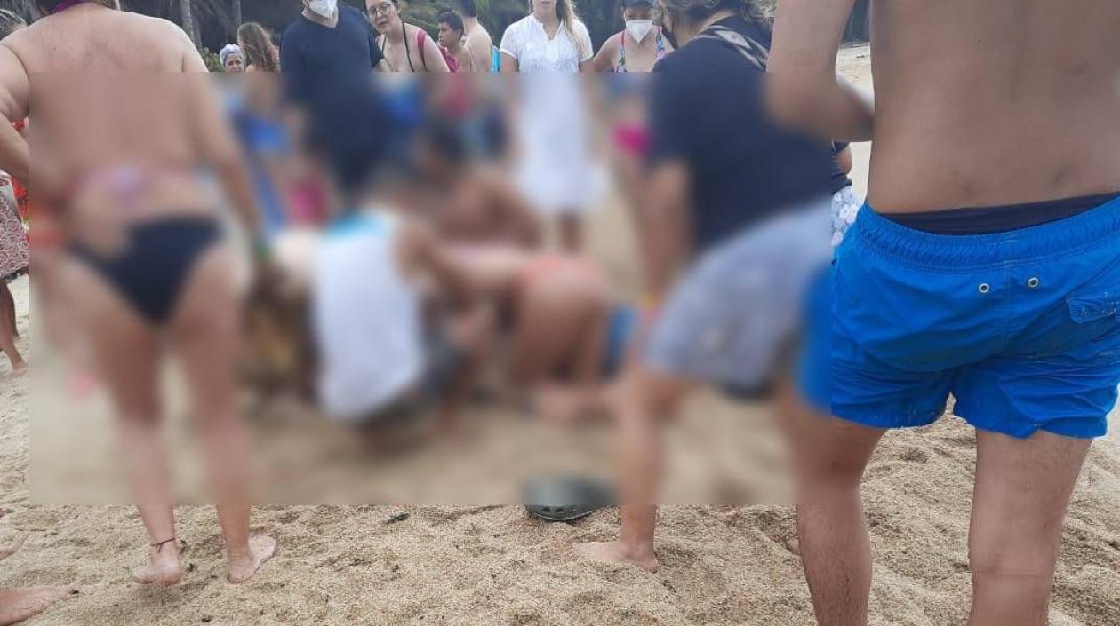 Turista fallecido en el Parque Tayrona.