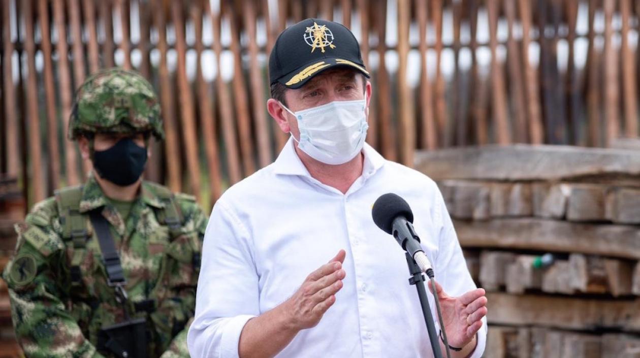 Diego Molano, Ministro de Defensa.