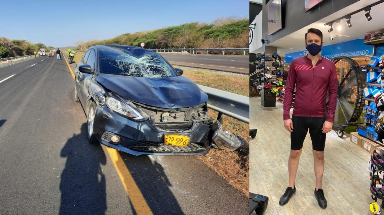 Manuel Antonio Picalúa Pimienta fue arrollado por este vehículo en la Vía al Mar.