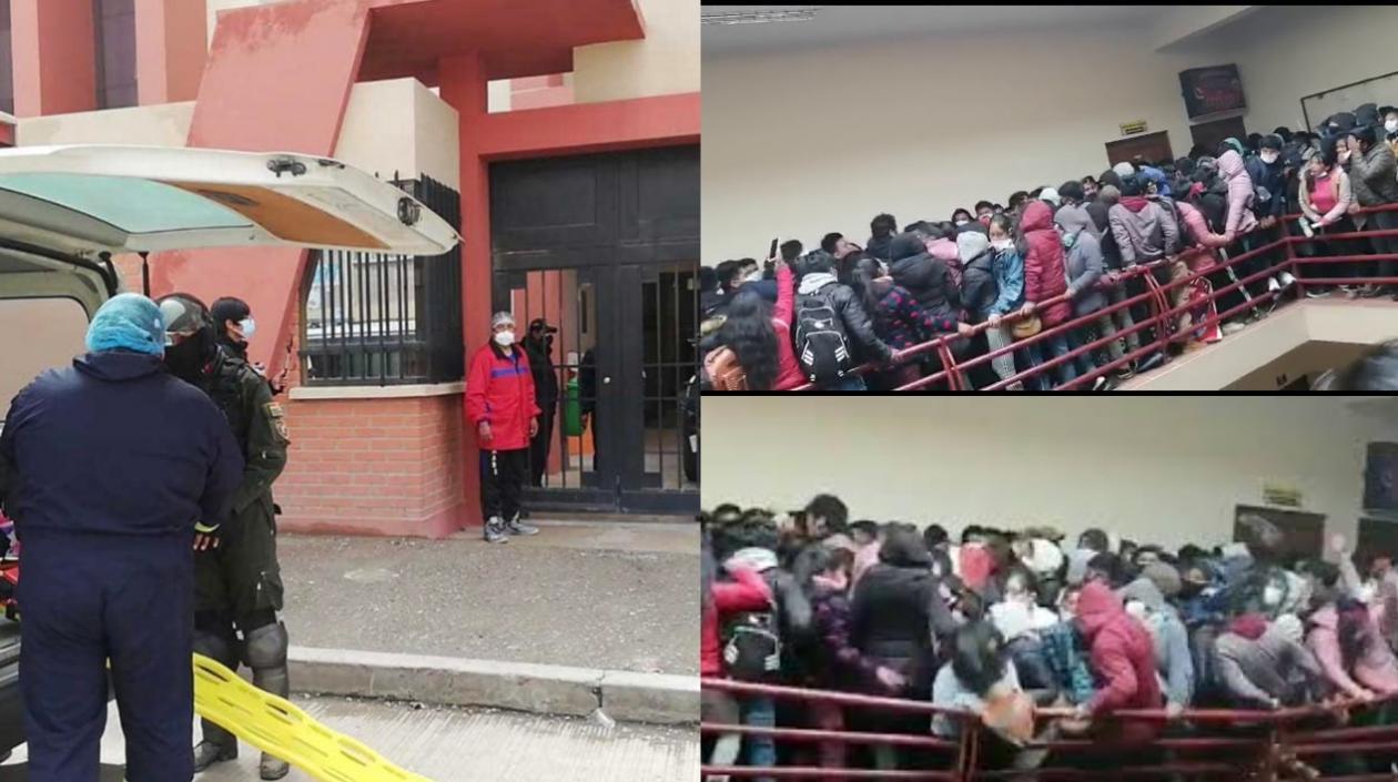 El accidente ocurrió en el edificio de la Facultad de Ciencias Financieras, ubicado en el campus de Río Seco.