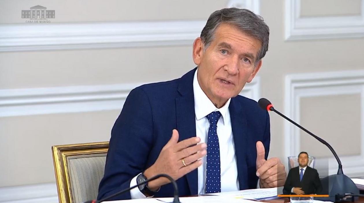 Ángel Custodio Cabrera, Ministro de Trabajo.