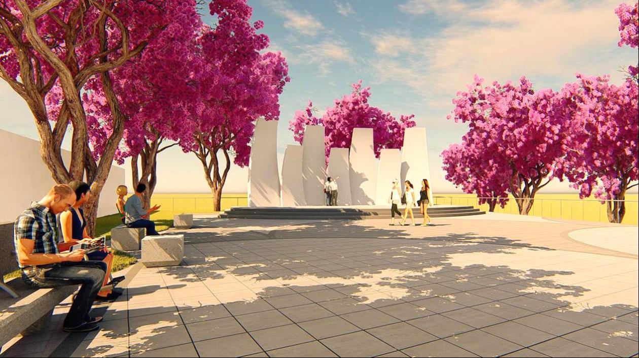 Diseño de la Plaza.