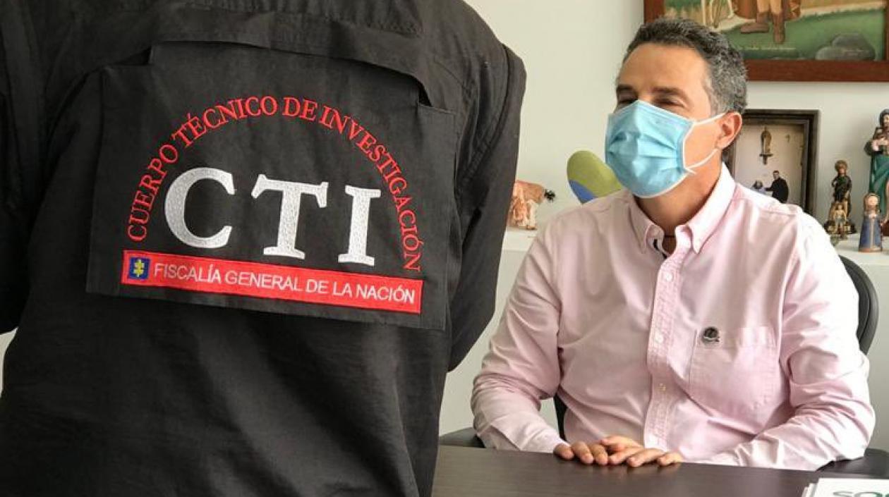 Gobernador de Antioquia, Aníbal Gaviria.