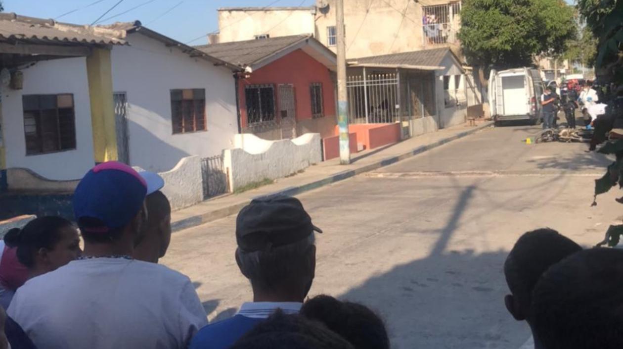 La víctima murió en el mismo lugar de los hechos. 