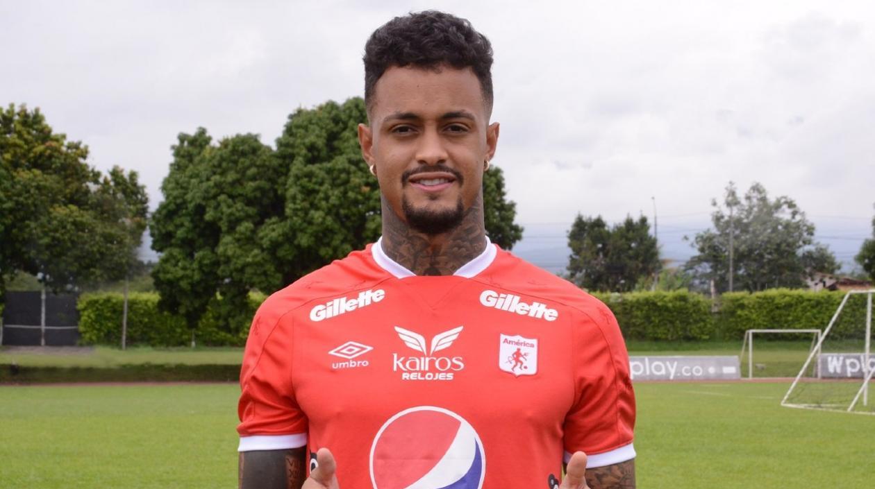  Joao Rodríguez, jugador del América de Cali. 