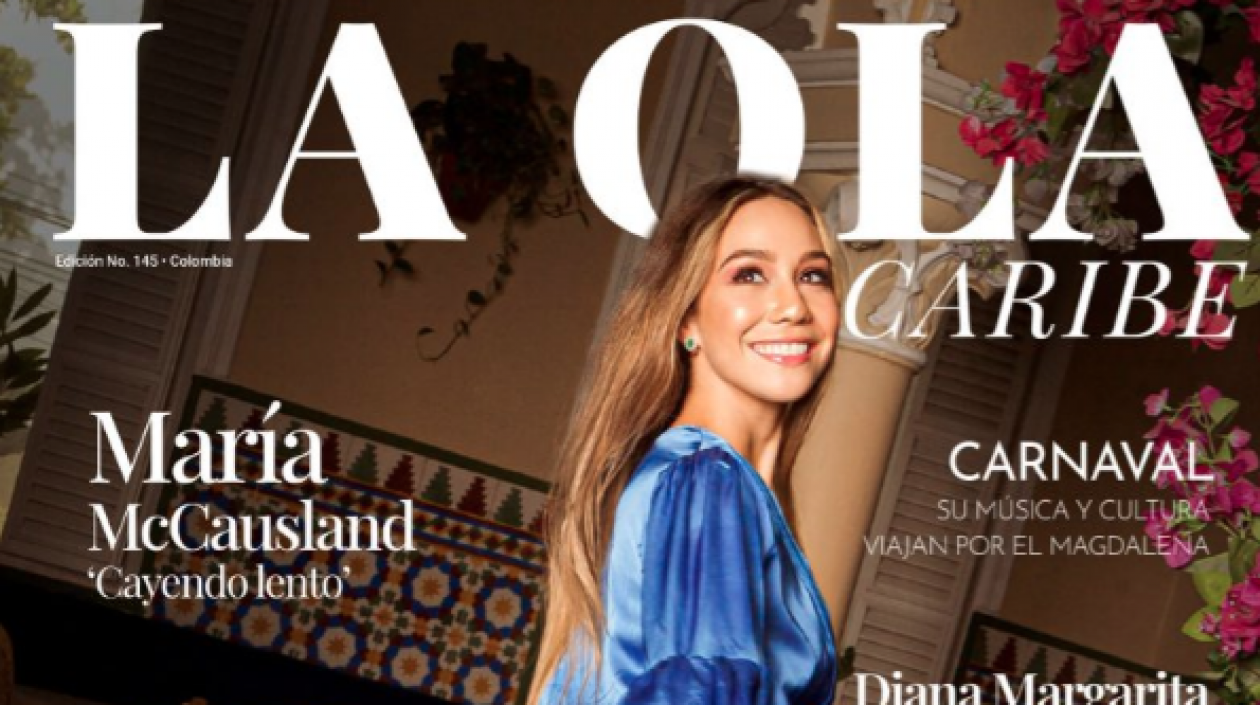 Valentina Lapeira Pumarejo, portada de La Ola Caribe.