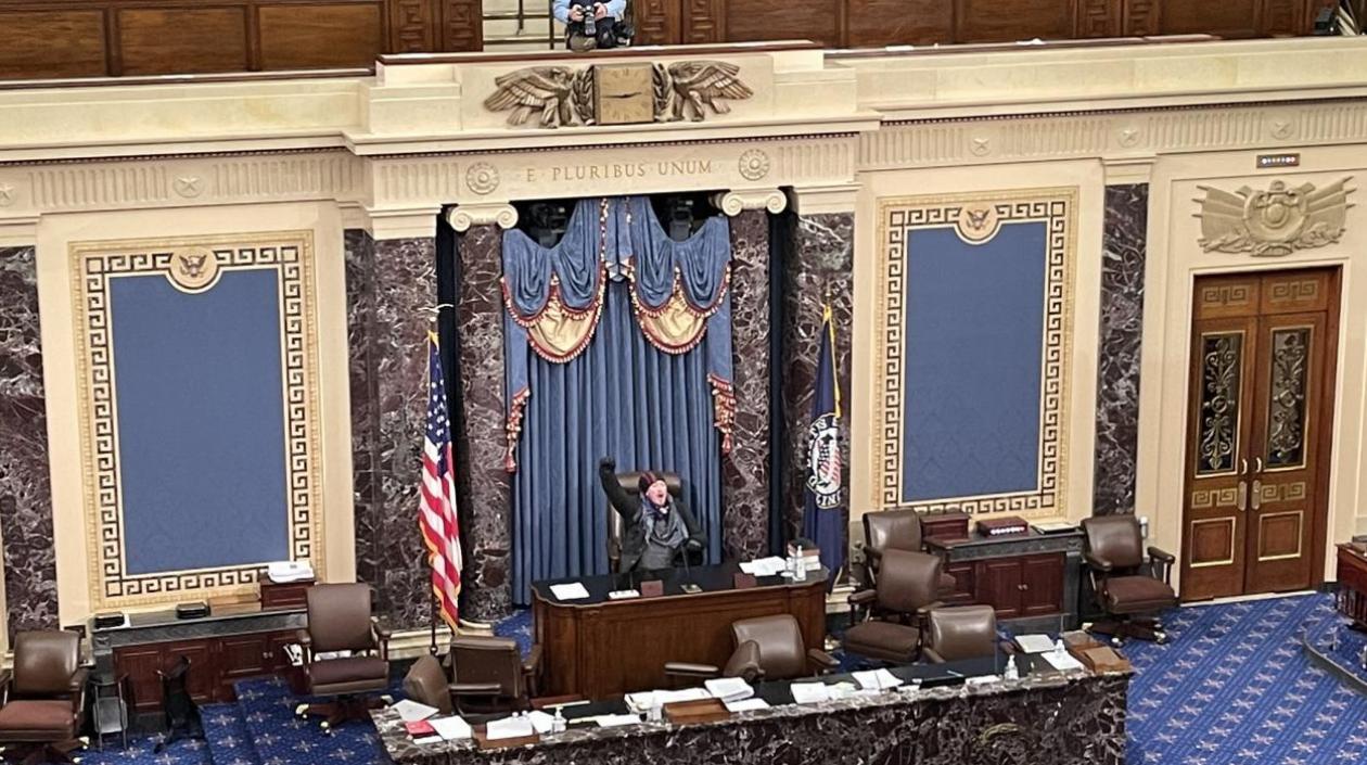 Imagen de la toma del 6 de enero.