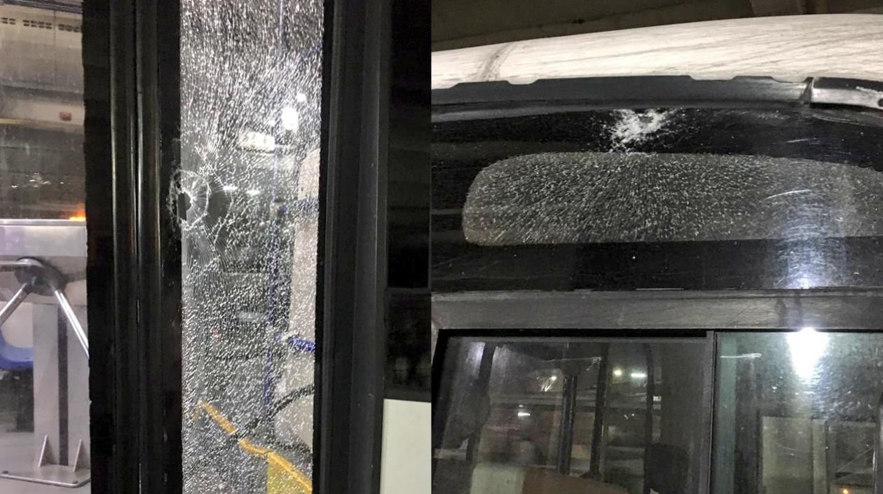 Daños causados a los vehículos.