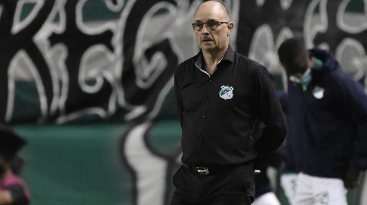 Alfredo Arias, entrenador del Deportivo Cali. 