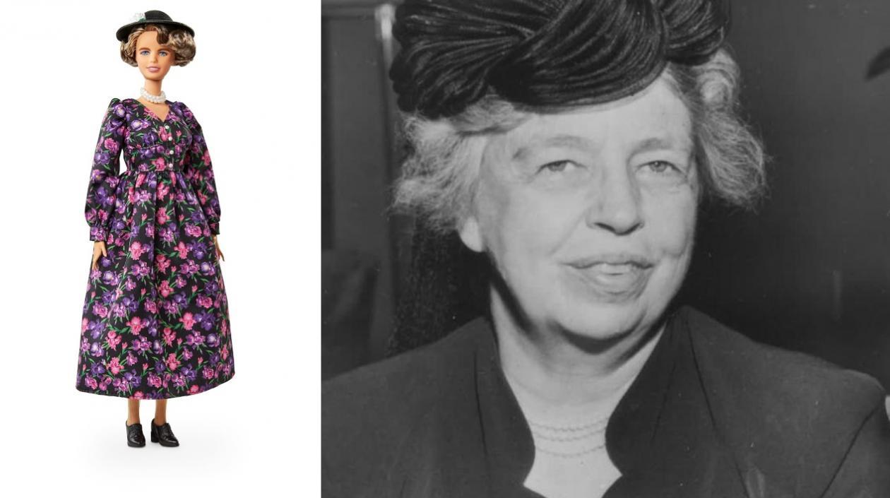 Fotografía cedida por la empresa juguetera Mattel donde aparece su muñeca "Barbie" dedicada a Eleanor Roosevelt.