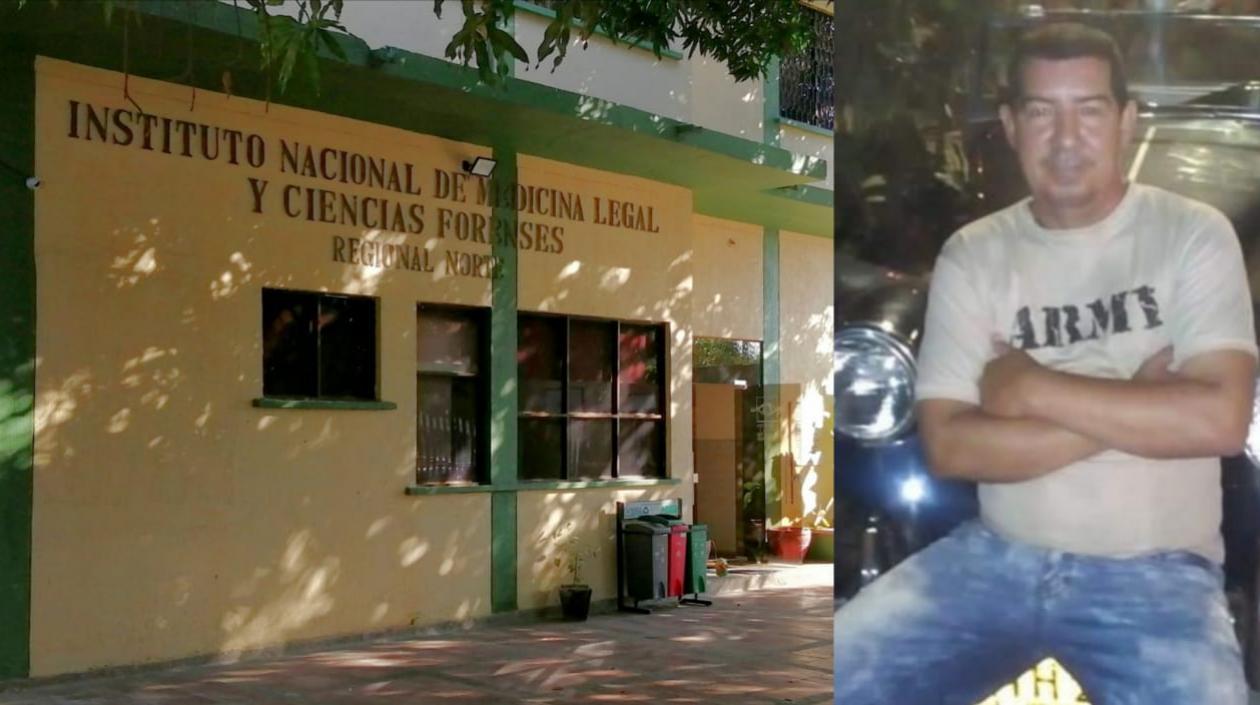Gervis Eduardo Oliveros Ramírez fue llevado hasta Medicina Legal. 