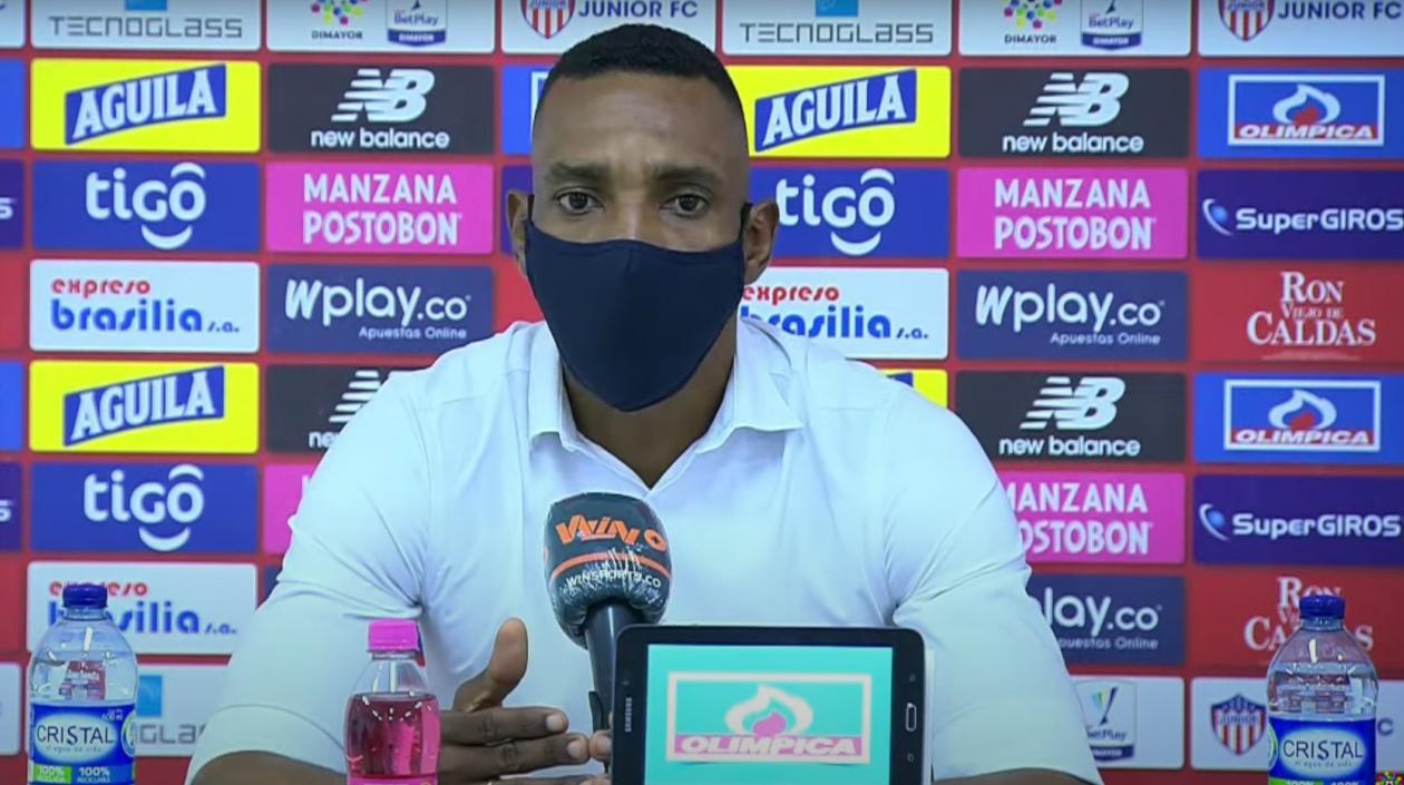 Luis Amaranto Perea, entrenador de Junior. 