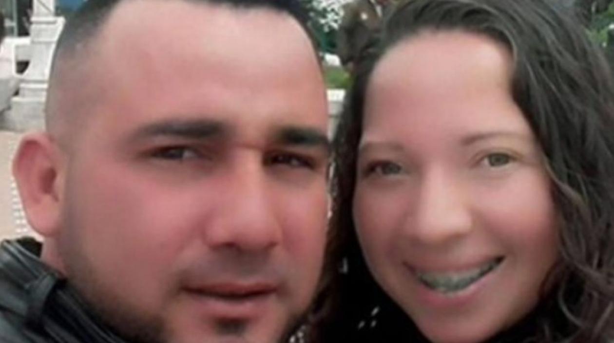 José Horley Cardona y su esposa Diana Julieth Bejarano Carvajal.