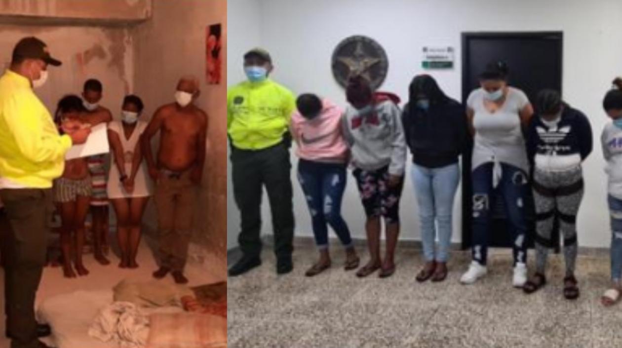 Los operativos dejaron 10 capturados por tráfico de estupefacientes y otros delitos. 