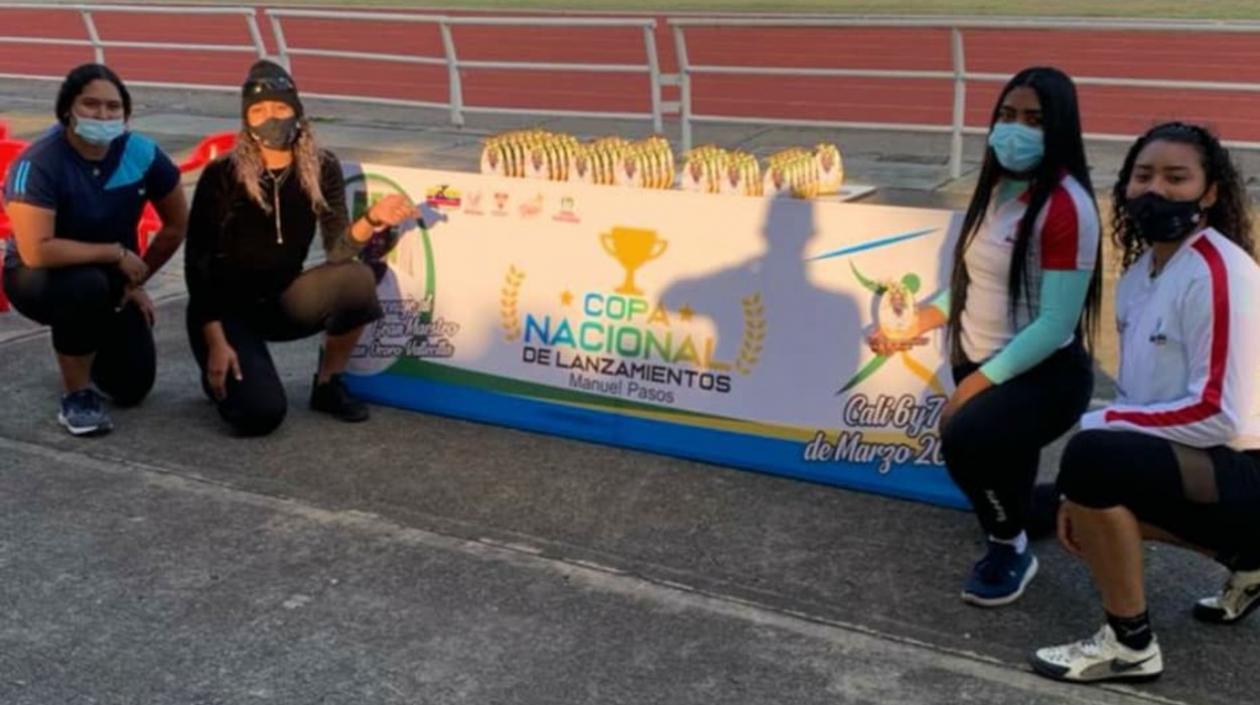 Selección Atlántico de Atletismo de lanzamiento.