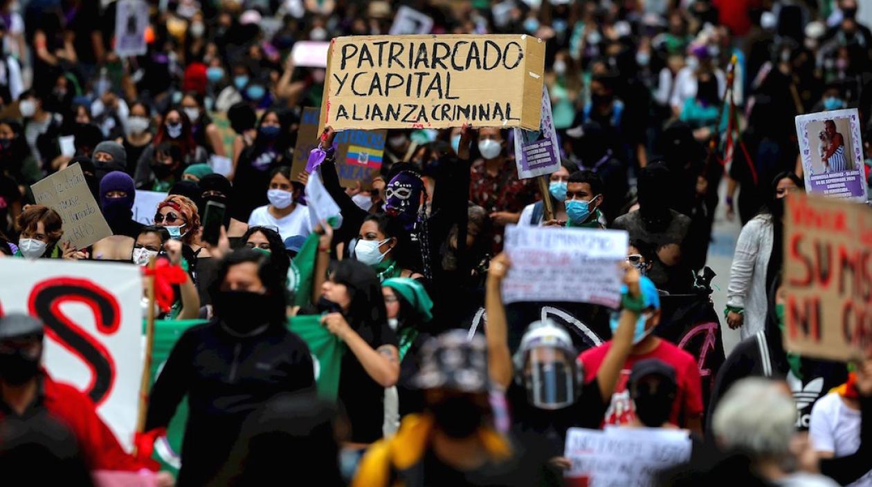 En Ecuador, una de las pocas celebraciones presenciales.