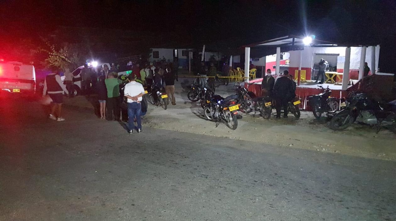 En este lugar en Ábrego, Norte de Santander, ocurrió la masacre.