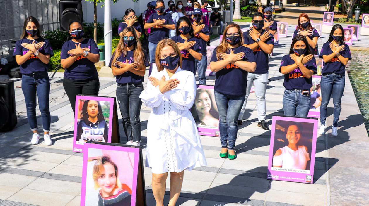 Helda Marino Mendoza, directora de la Oficina de la Mujer, Equidad y Género, que fortalece su campaña #SoyLibre.