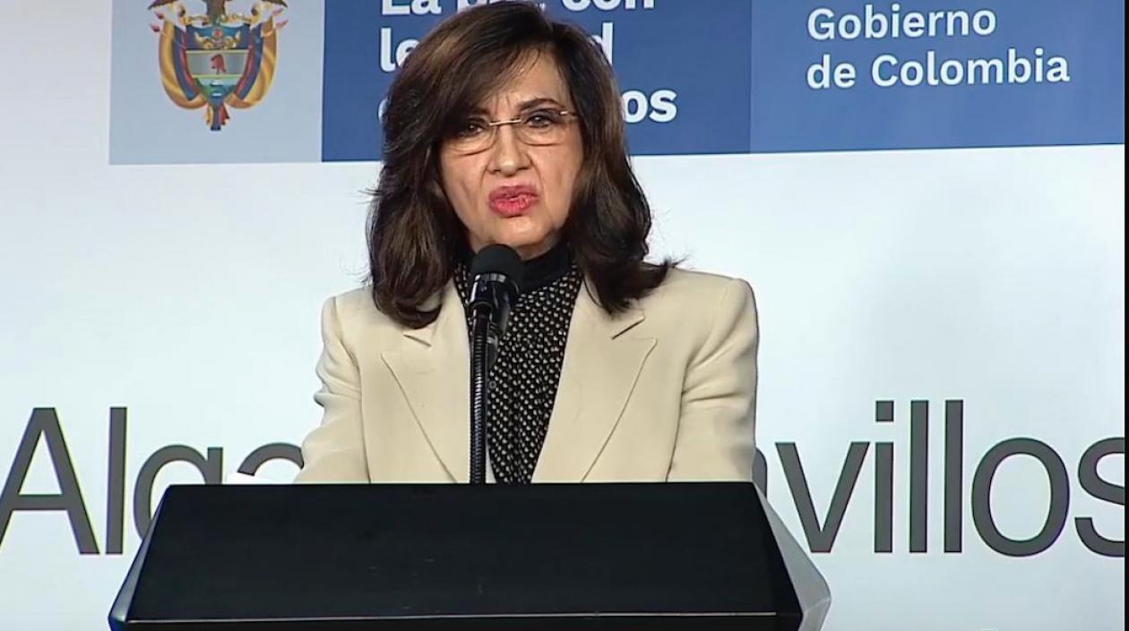 Claudia Blum, Canciller de Colombia.