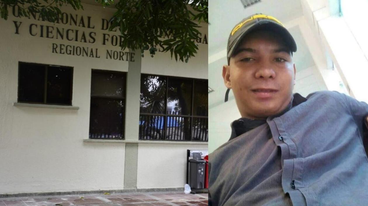 El cuerpo de Rafael Antonio Barros Hernández fue llevado a Medicina Legal.