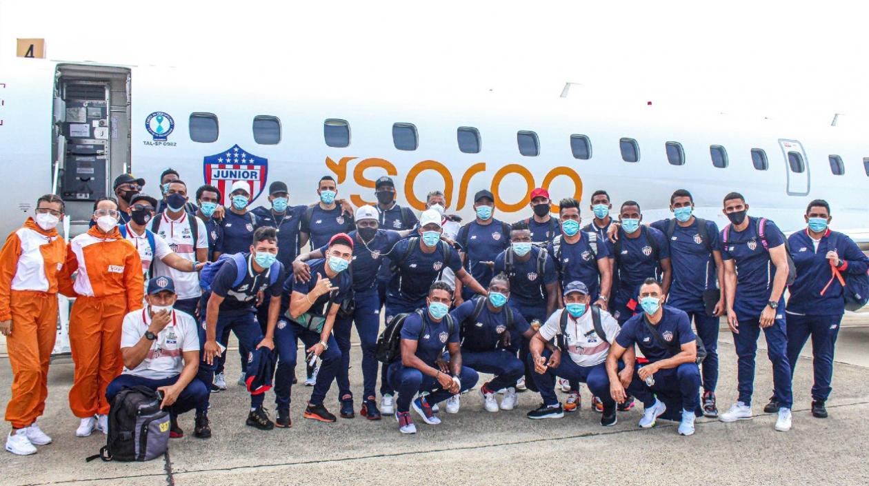 Plantel de Junior desplazado a Caracas.