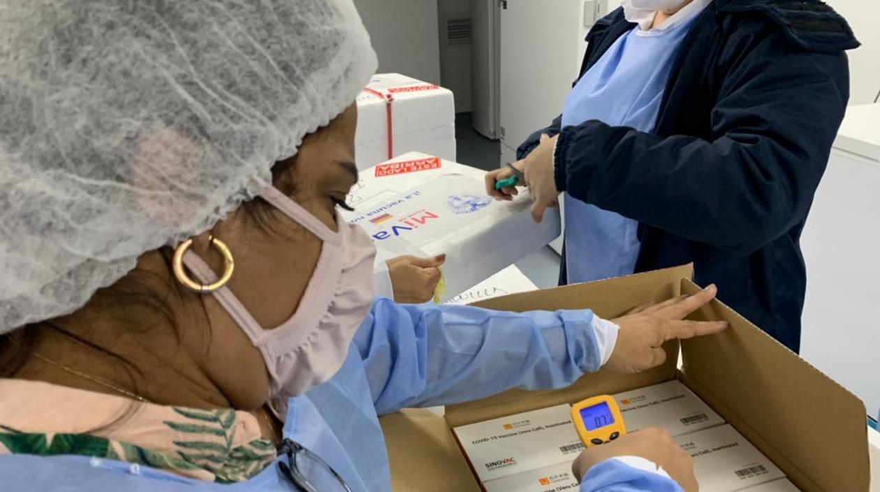 Llegada de vacunas a Barranquilla