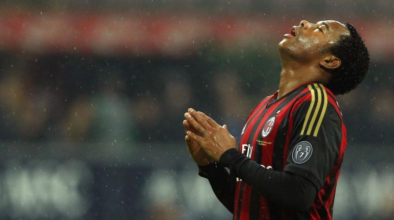 Robinho, jugador brasileño. 