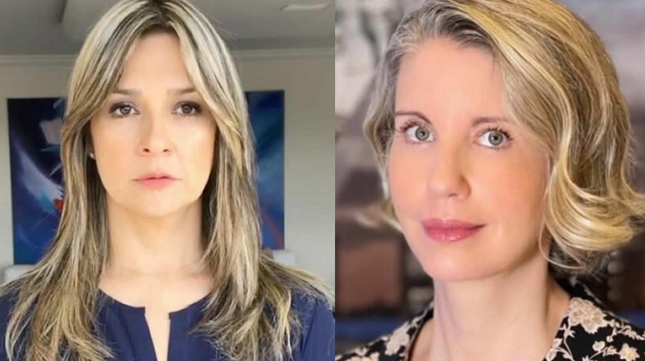 Las periodistas Vicky Dávila y Claudia Gurisatti.