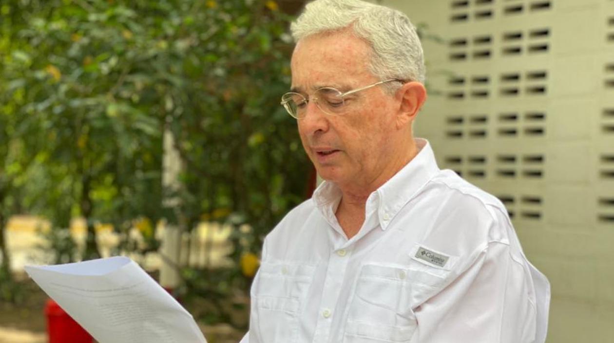 Álvaro Uribe Vélez, expresidente de Colombia.