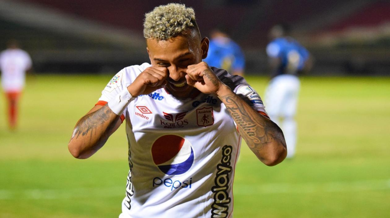 Duván Vergara, delantero del América. 