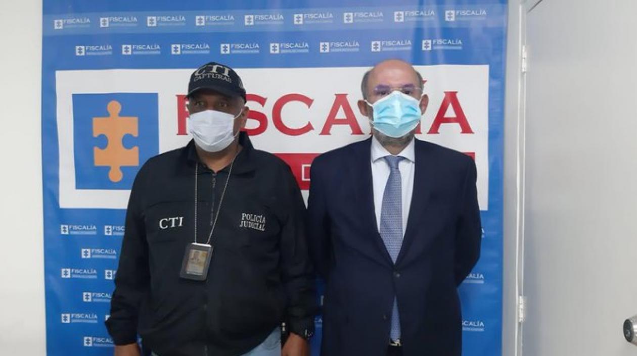 Francisco Ricaurte, tras hacerse efectiva su captura.