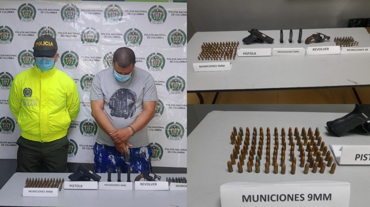 Héctor Alejandro Velázquez Brid fue capturado con abundante munición y armas.