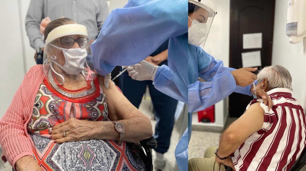 Dosis aplicadas a adultos mayores en Barranquilla.