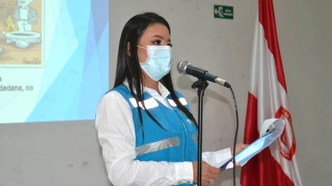 Johana Caviedes Pabón, Personera de Aguachica, Cesar.