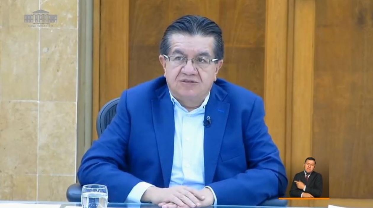 Ministro de Salud, Fernando Ruíz.