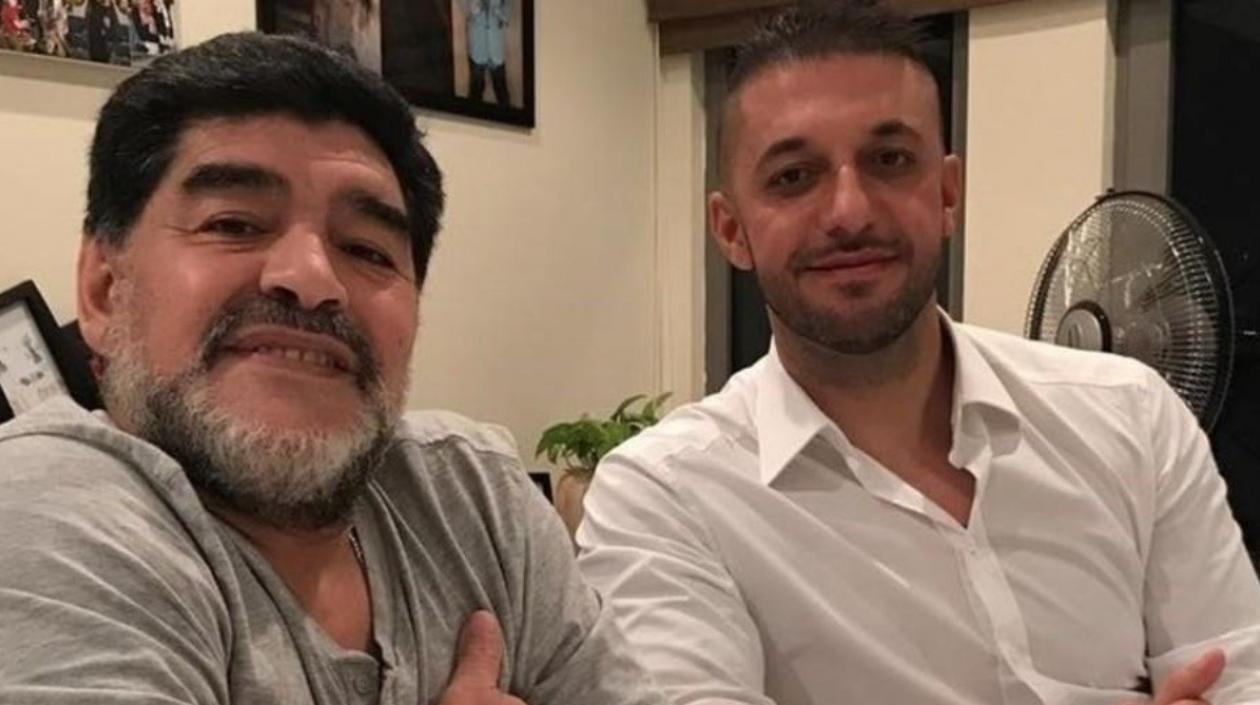 Diego Maradona y Matías Morla. 
