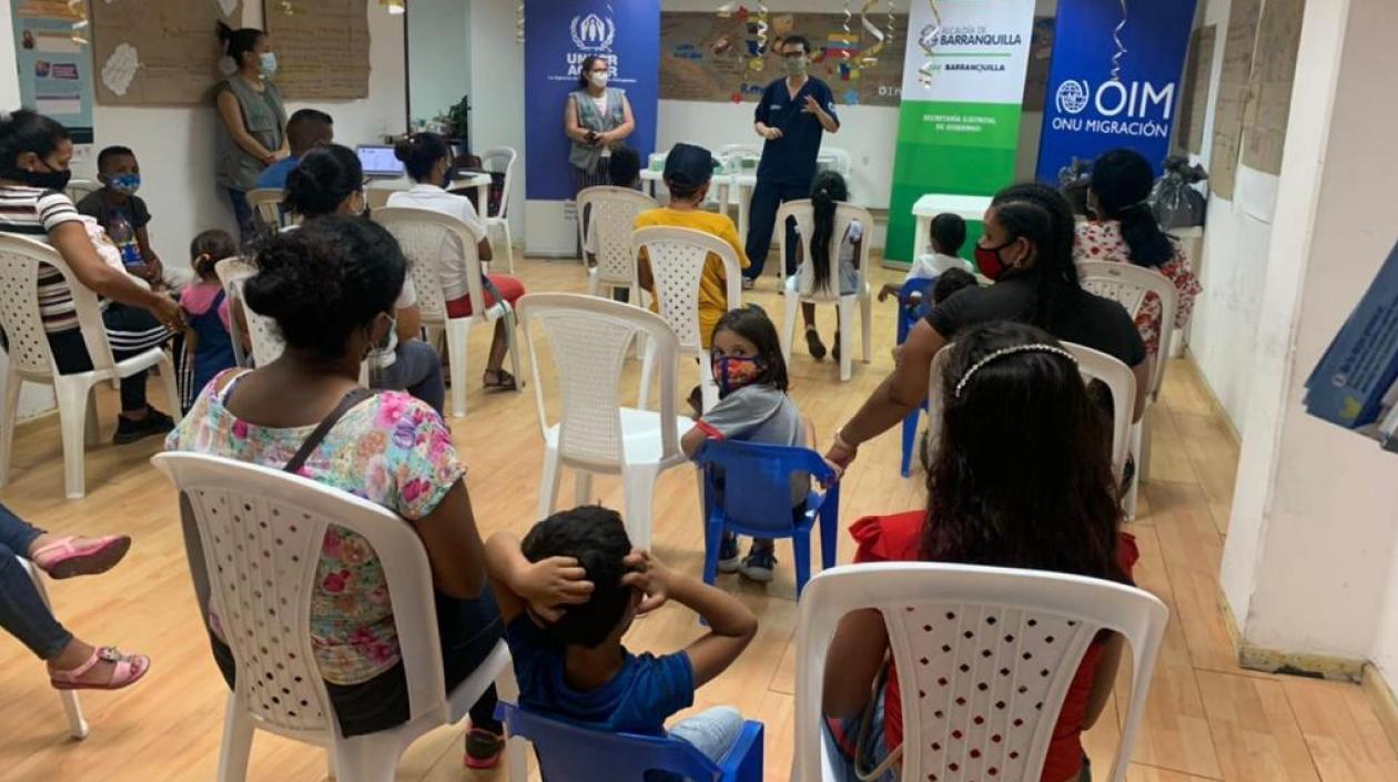 Centro de Atención al Migrante de Barranquilla. 