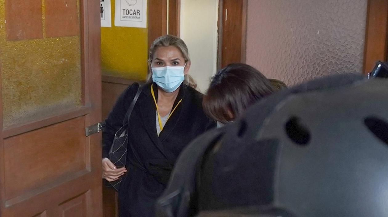  La expresidenta interina de Bolivia, Jeanine Áñez.