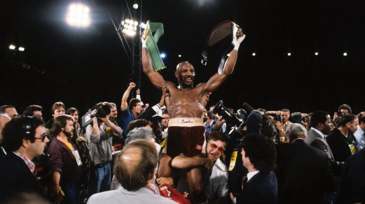 Marvin Hagler, en su época de campeón mundial.