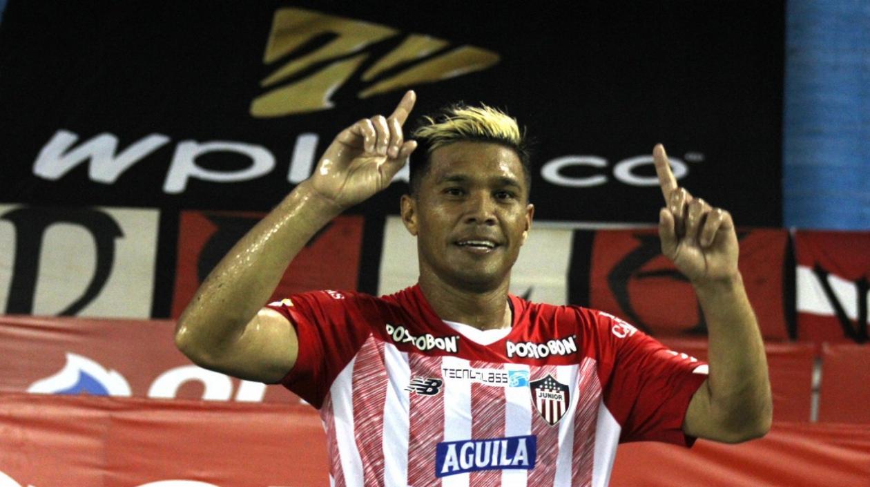 Teófilo Gutiérrez, delantero de Junior. 