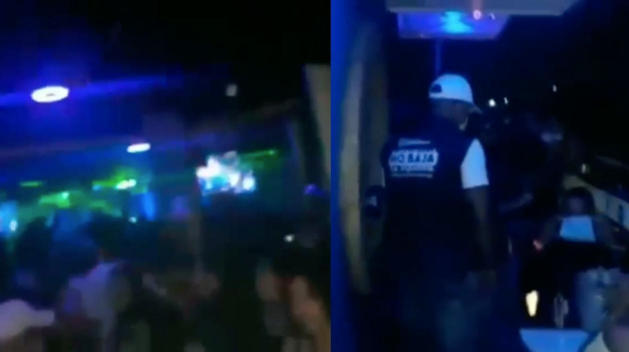 Había aglomeraciones en la discoteca. 