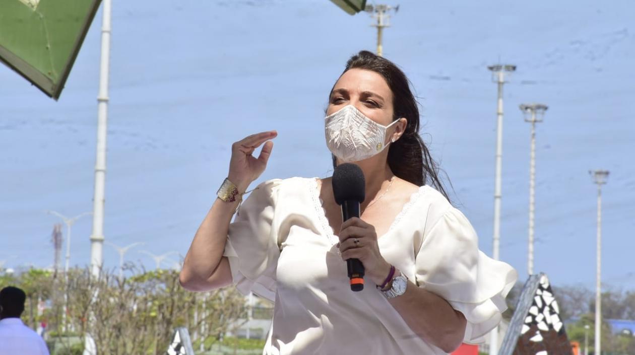 La Ministra TIC, Karen Abudinen.