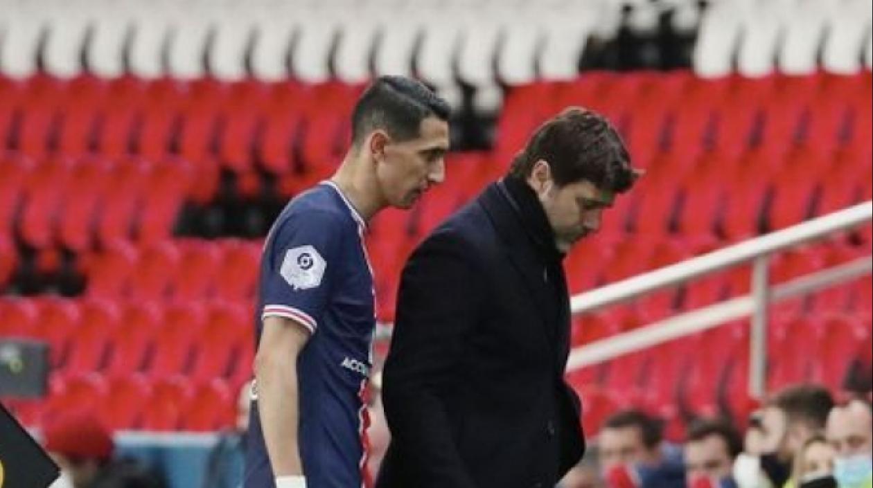 El argentino fue sustituido en el partido para que fuera a su vivienda. 