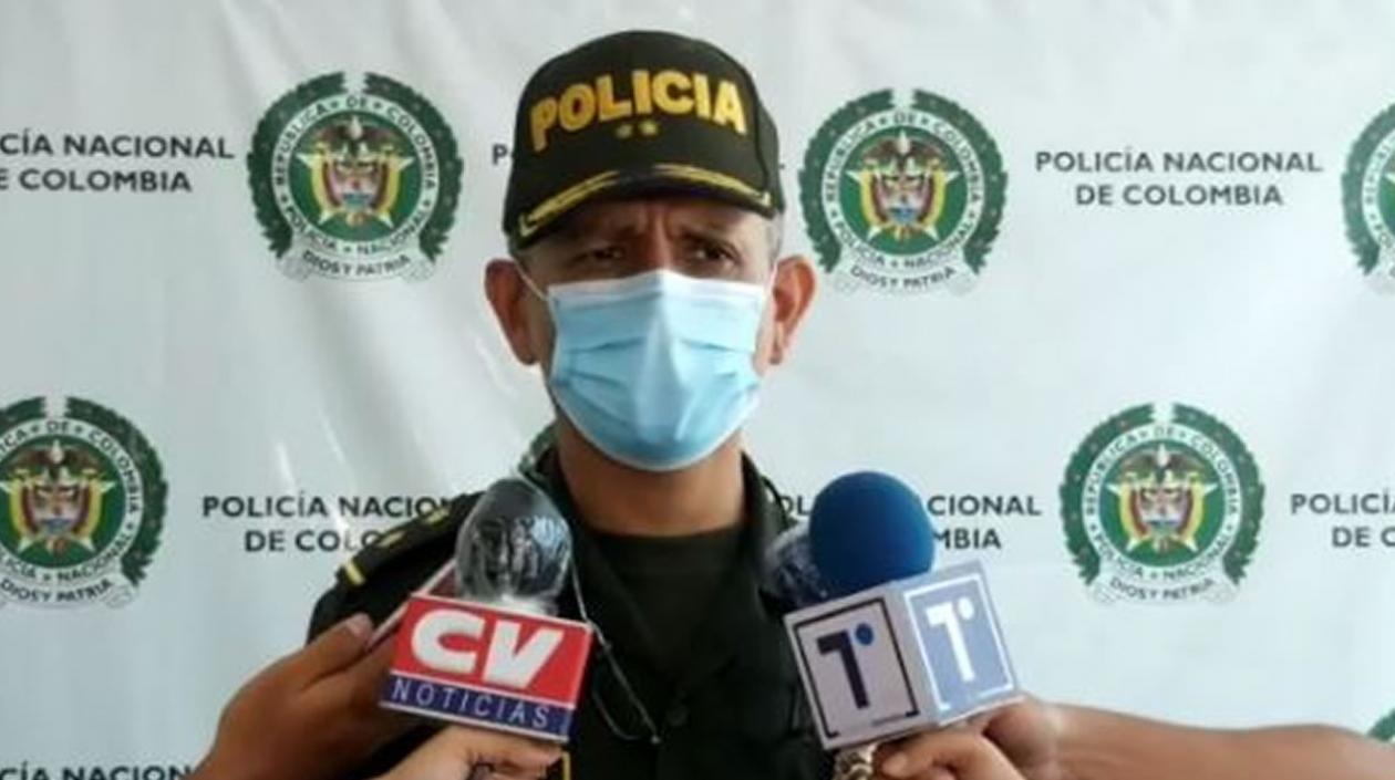 General Diego Rosero, comandante de la Policía Metropolitana.