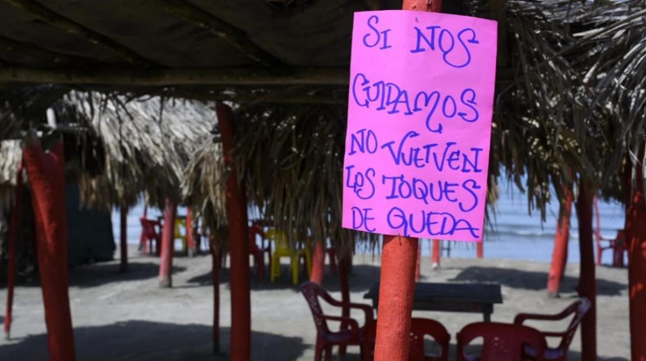 Playa de Puerto Colombia.