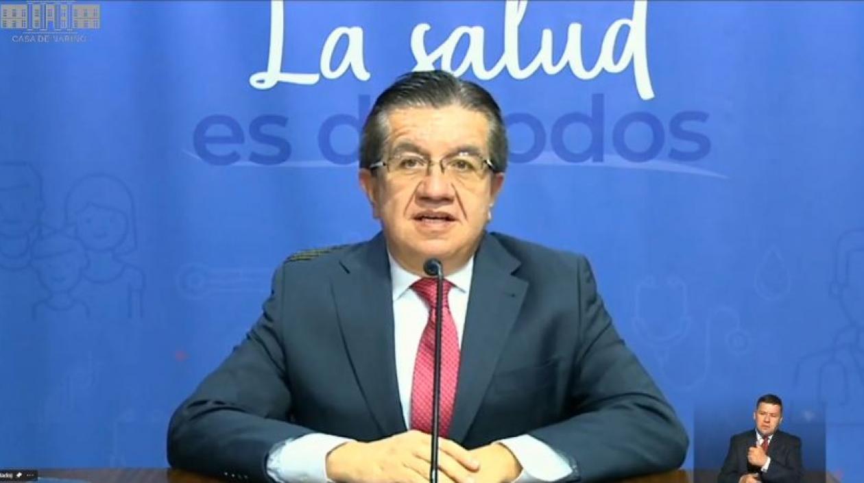Ministro de Salud, Fernando Ruiz.