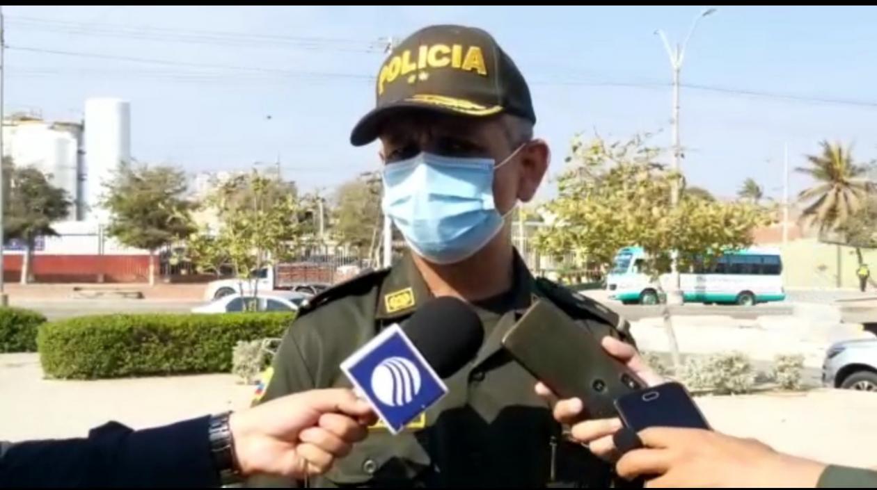 General Diego Rosero, comandante de la Policía Metropolitana.