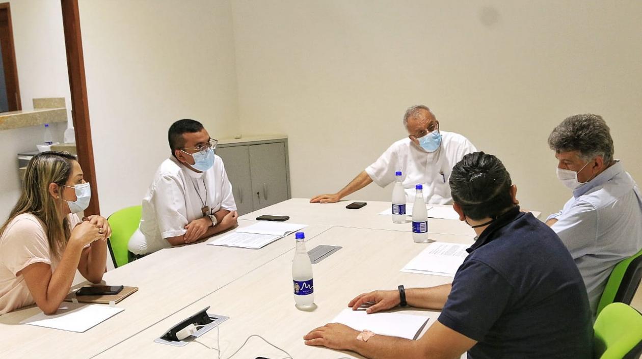 Reunión de la Arquidiócesis con la Alcaldía de Cartagena, para definir programación y cómo será la Semana Santa.