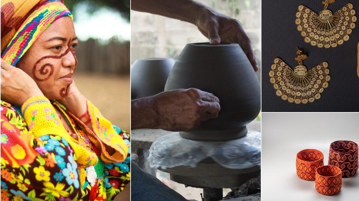 Artesanías de la región Caribe.